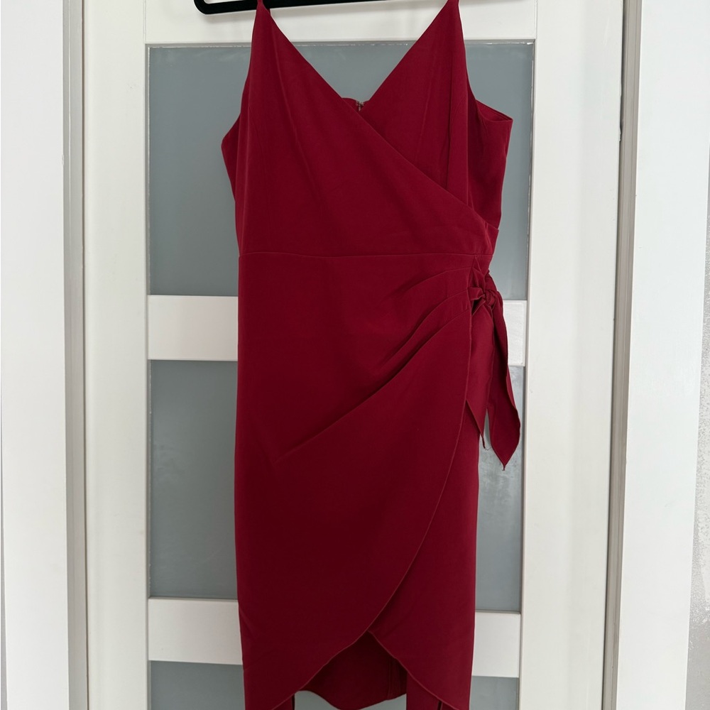 NWT* BCBGeneration Burgundy Asymmetrical Dress